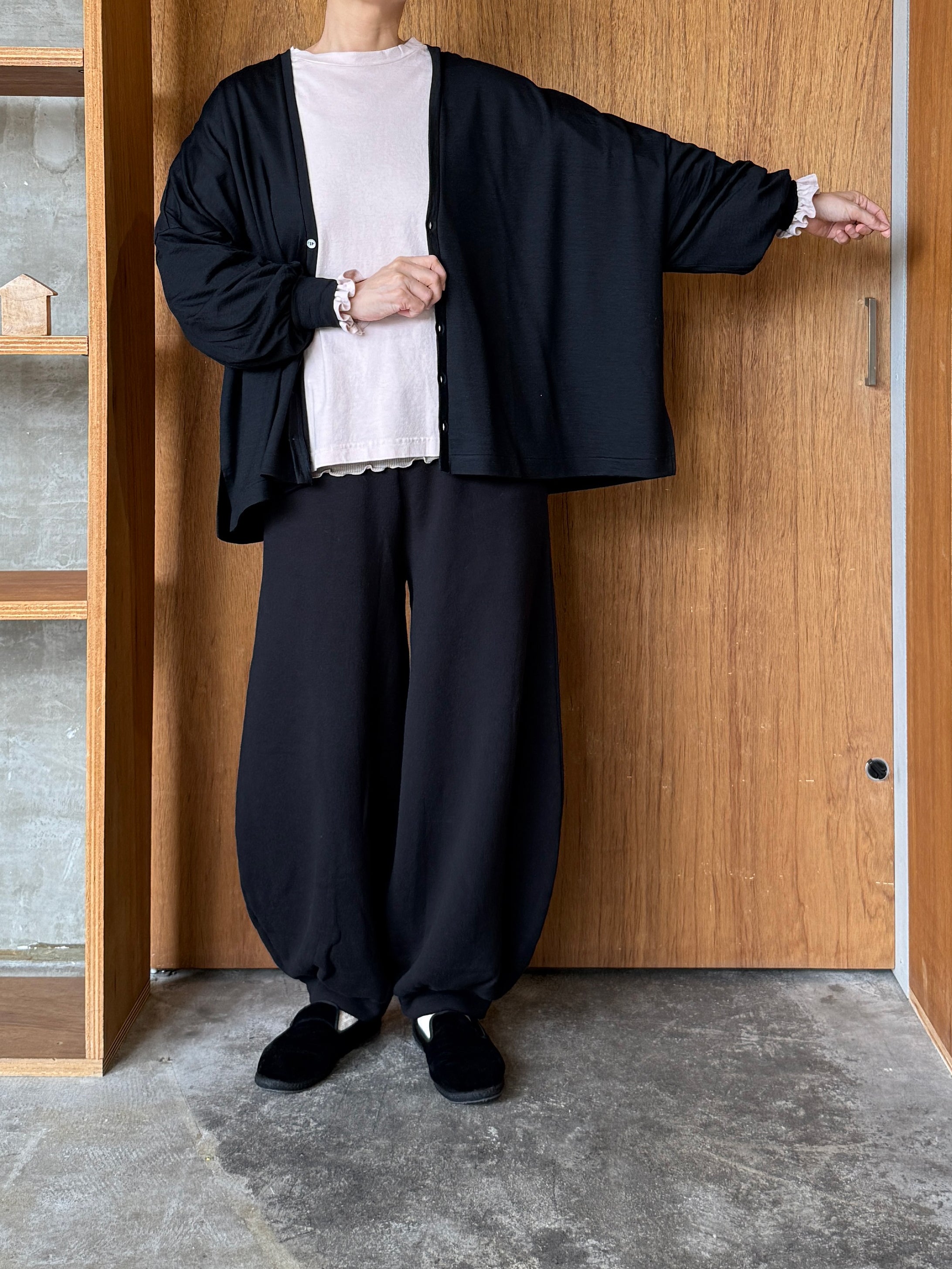 UNIVERSAL  SEVEN / オールUSAコットン 袖口ギャザーPO（スモーキーピンク）