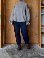 UNIVERSAL TISSU / セントラル裏毛 ギャザースリープPO（グレー）