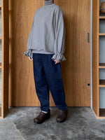 UNIVERSAL TISSU / セントラル裏毛 ギャザースリープPO（グレー）