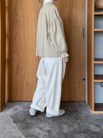 UNIVERSAL SEVEN / オールUSAコットン 袖口ギャザーPO（グレージュ）