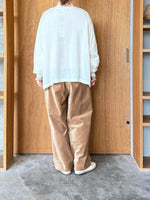 UNIVERSAL TISSU / ウォッシャブルウール天竺 ワイドカーディガン（オフ）