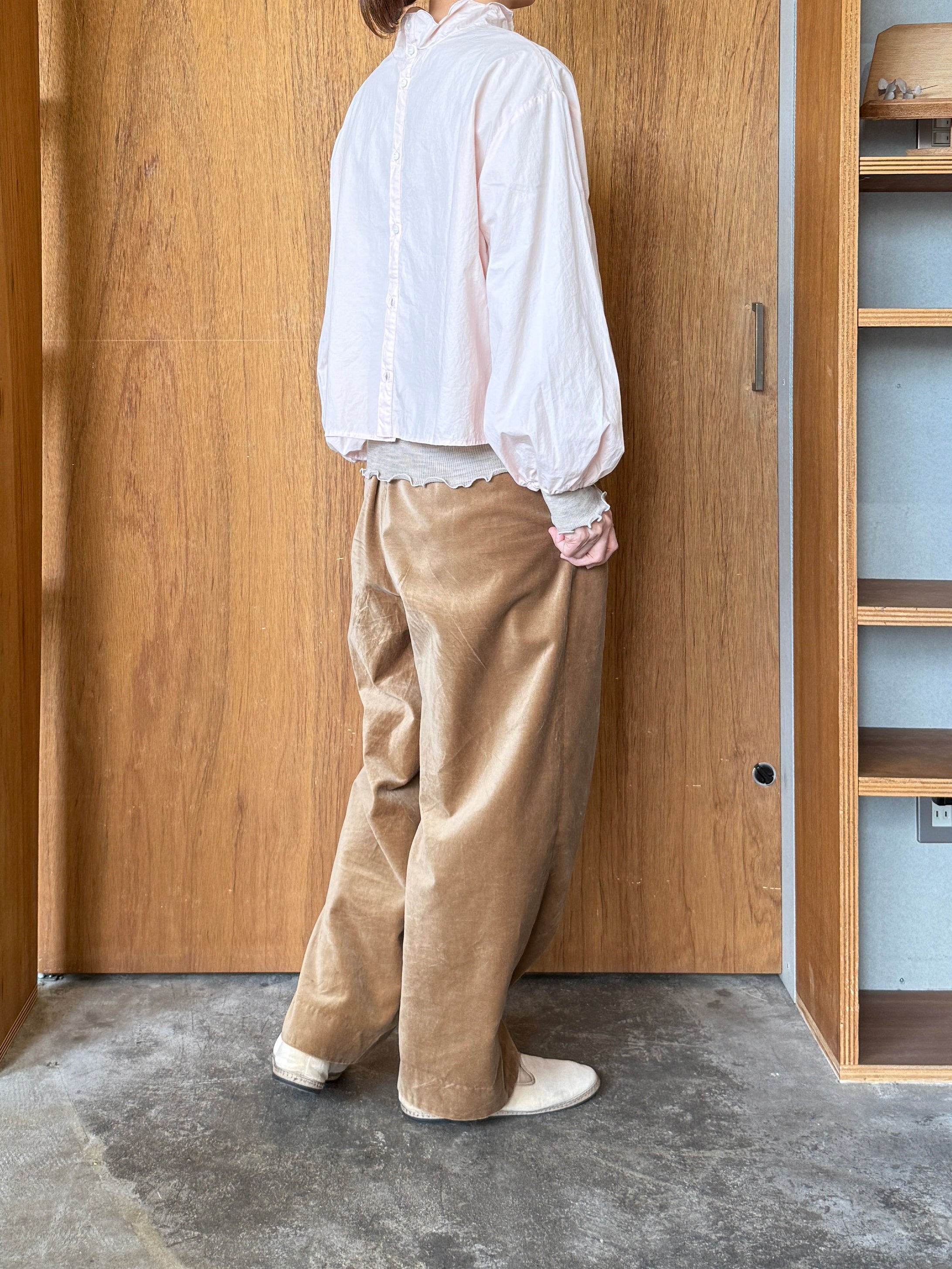 ROBE de PEAU / JOU JOU 2WAY BLOUSE (BABY PINK)