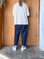 TISSU / リバイバルリネン  モックネックドルマンT（キナリ）