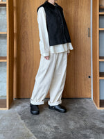 ROBE de PEAU / ECO MOUTON VEST (BLACK)