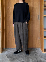 suzuki takayuki / knitted pullover（black）