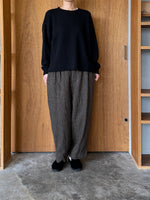 suzuki takayuki / knitted pullover（black）