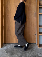 suzuki takayuki / knitted pullover（black）
