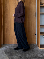 ASEEDONCLÖUD / Seiyakou knit polo（Brown）