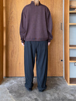 ASEEDONCLÖUD / Seiyakou knit polo（Brown）