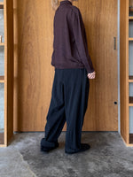 ASEEDONCLÖUD / Seiyakou knit polo（Brown）