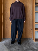 ASEEDONCLÖUD / Seiyakou knit polo（Brown）