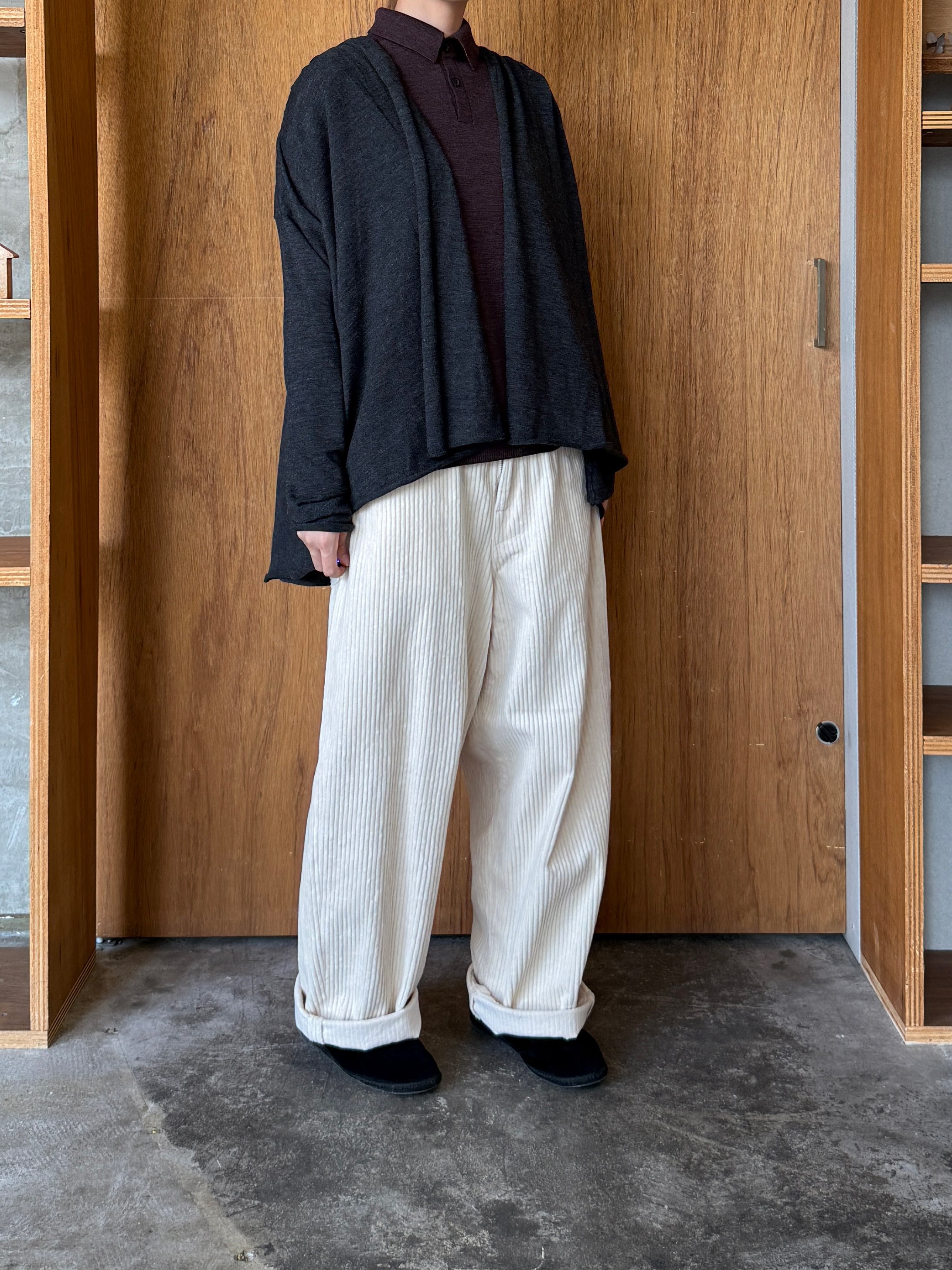 ASEEDONCLÖUD / Seiyakou knit polo（Brown）