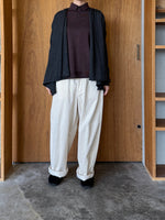 ASEEDONCLÖUD / Seiyakou knit polo（Brown）