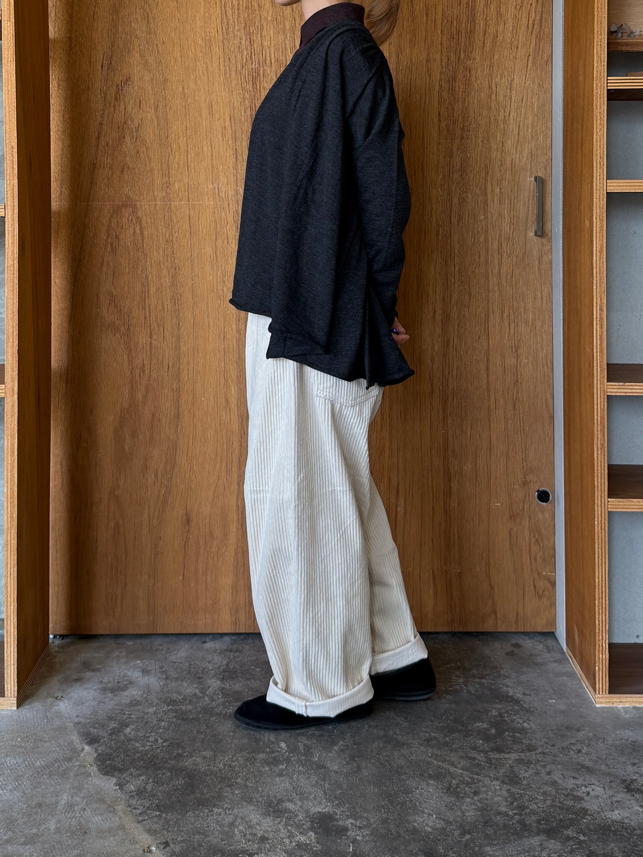 ASEEDONCLÖUD / Seiyakou knit polo（Brown）