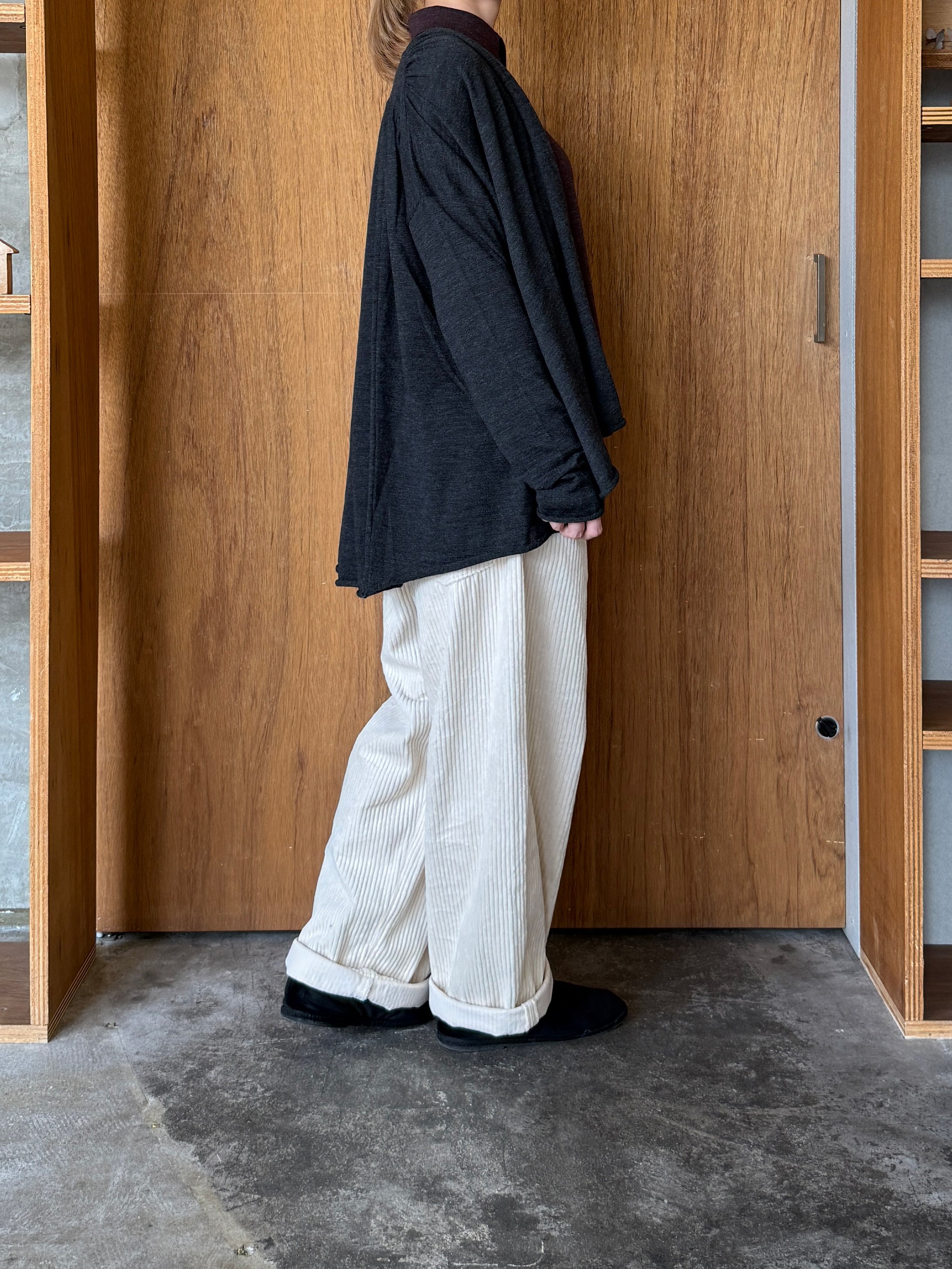 ASEEDONCLÖUD / Seiyakou knit polo（Brown）