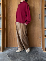 ASEEDONCLÖUD / Seiyakou knit polo（Red）