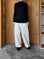 SUSURI / ポエータハイネックセーター（black）