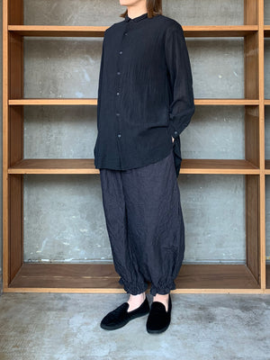 ROBE de PEAU / ANKLE TIED PANTS (BLACK)