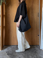 qiri / sashiko jacquard shoulder bag (スミクロ)