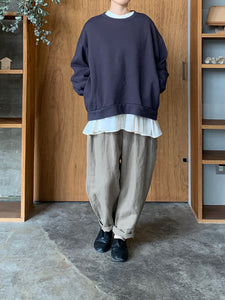 IKKUNA / sweat pullover（charcoal gray）