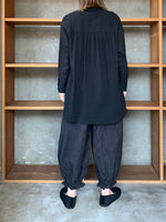 ROBE de PEAU / ANKLE TIED PANTS (BLACK)