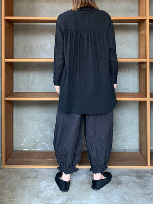 ROBE de PEAU / ANKLE TIED PANTS (BLACK)