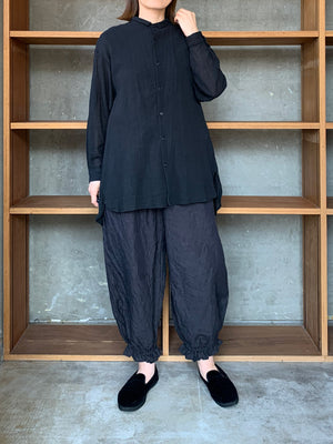 ROBE de PEAU / ANKLE TIED PANTS (BLACK)