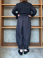 ROBE de PEAU / ANKLE TIED PANTS (BLACK)