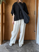 qiri / sashiko jacquard shoulder bag (スミクロ)