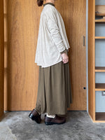 GASA*/ 存在すること ニットギャザーカーディガン (beige)