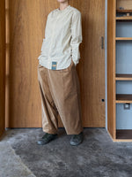 ASEEDONCLÖUD / HW collarless shirt（Beige）