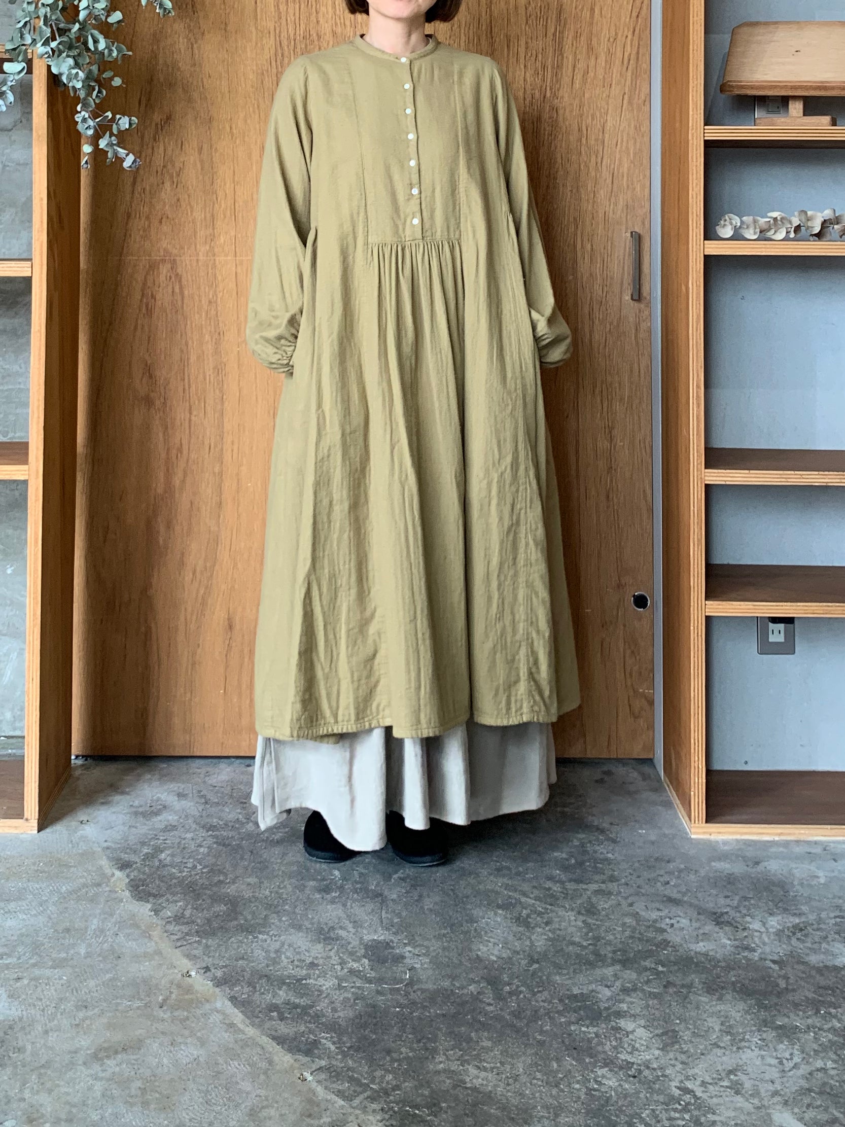 IKKUNA / pullover dress（fennel seed）