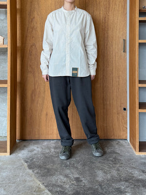 ASEEDONCLÖUD / HW collarless shirt（Off white）