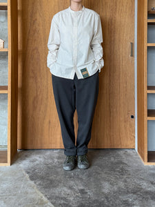 ASEEDONCLÖUD / HW collarless shirt（Off white）