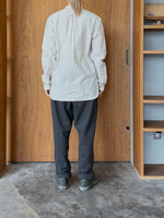 ASEEDONCLÖUD / HW collarless shirt（Off white）