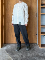 ASEEDONCLÖUD / HW collarless shirt（Off white）