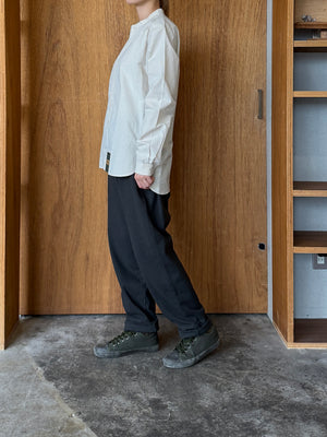 ASEEDONCLÖUD / HW collarless shirt（Off white）