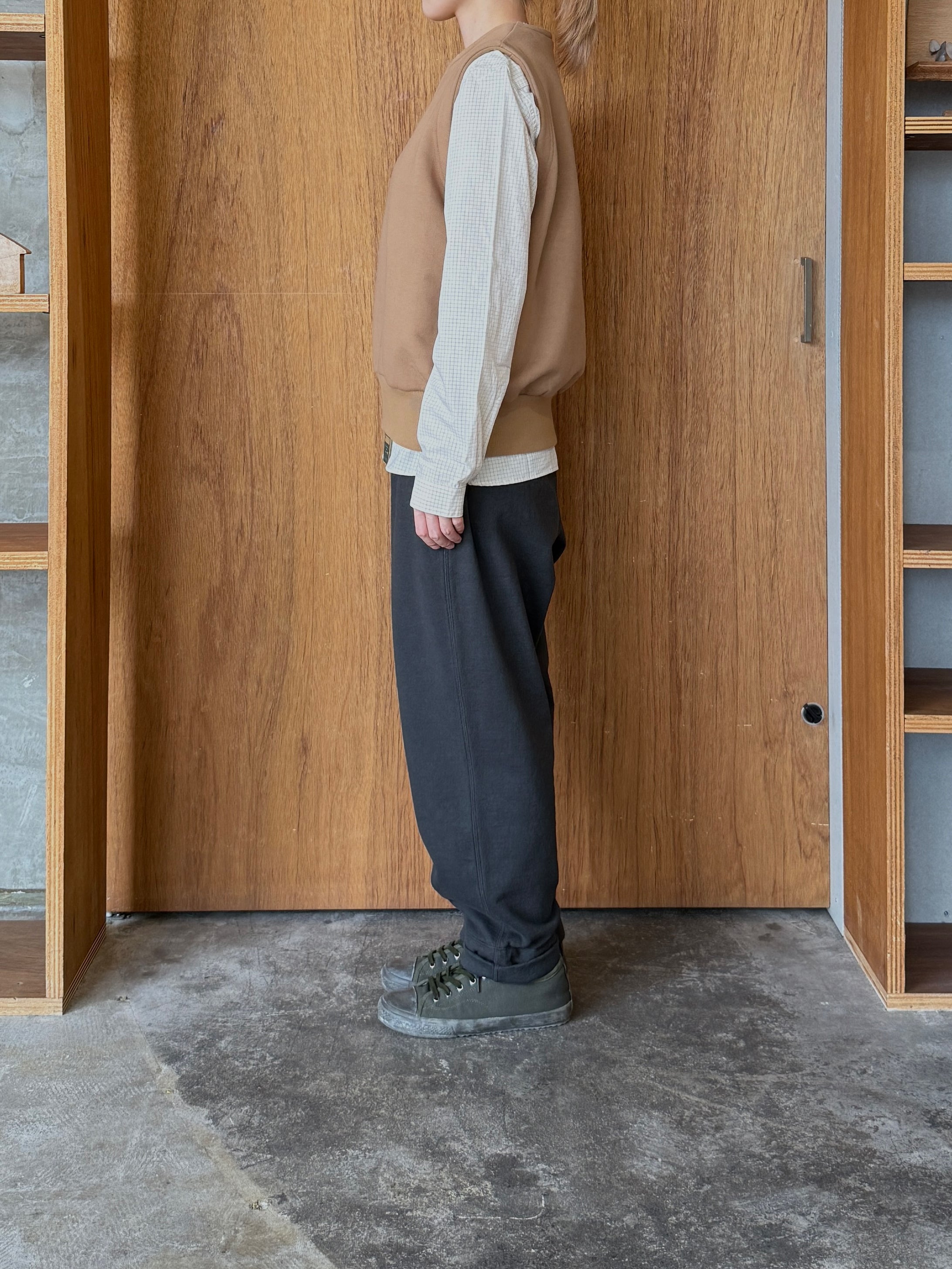 ASEEDONCLÖUD / HW collarless shirt（Off white）