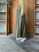 IKKUNA / apron dress（olive）