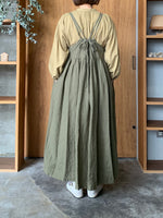 IKKUNA / apron dress（olive）