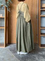 IKKUNA / apron dress（olive）