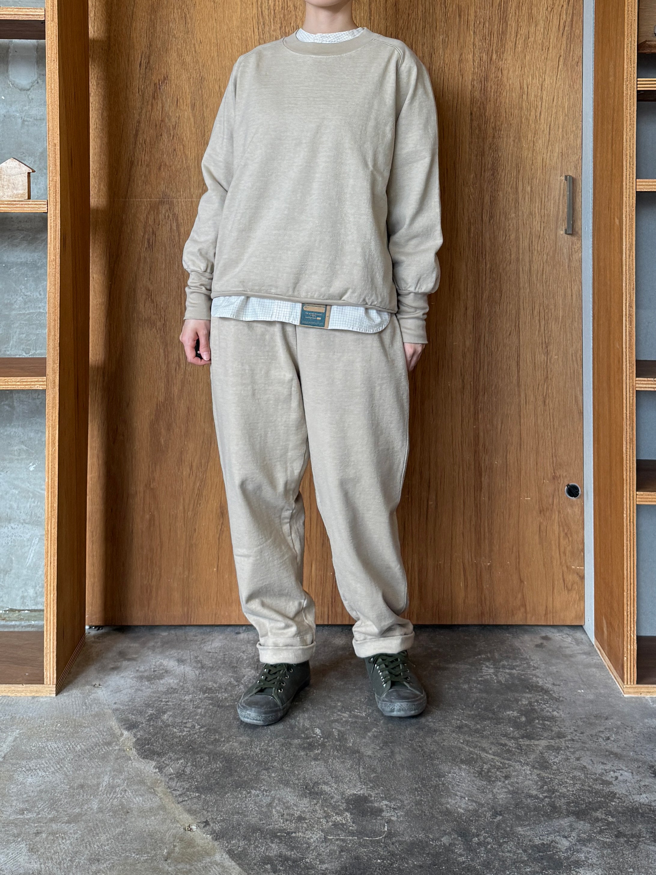CLOSELY / easy tapered pants (camel-beige)