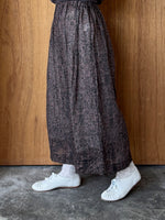 Vlas Blomme / Damask Print　レイヤードギャザーパンツ (Brown)