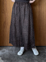Vlas Blomme / Damask Print　レイヤードギャザーパンツ (Brown)