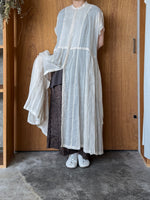 Vlas Blomme / Damask Print　レイヤードギャザーパンツ (Brown)