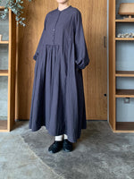 IKKUNA / pullover dress（charcoal gray）