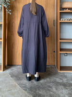 IKKUNA / pullover dress（charcoal gray）