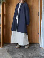 Vlas Blomme / Washed Linen Cotton Ramie 2Wayスカート(Beige)