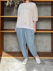 suzuki takayuki / shalwar pants（shadow blue）