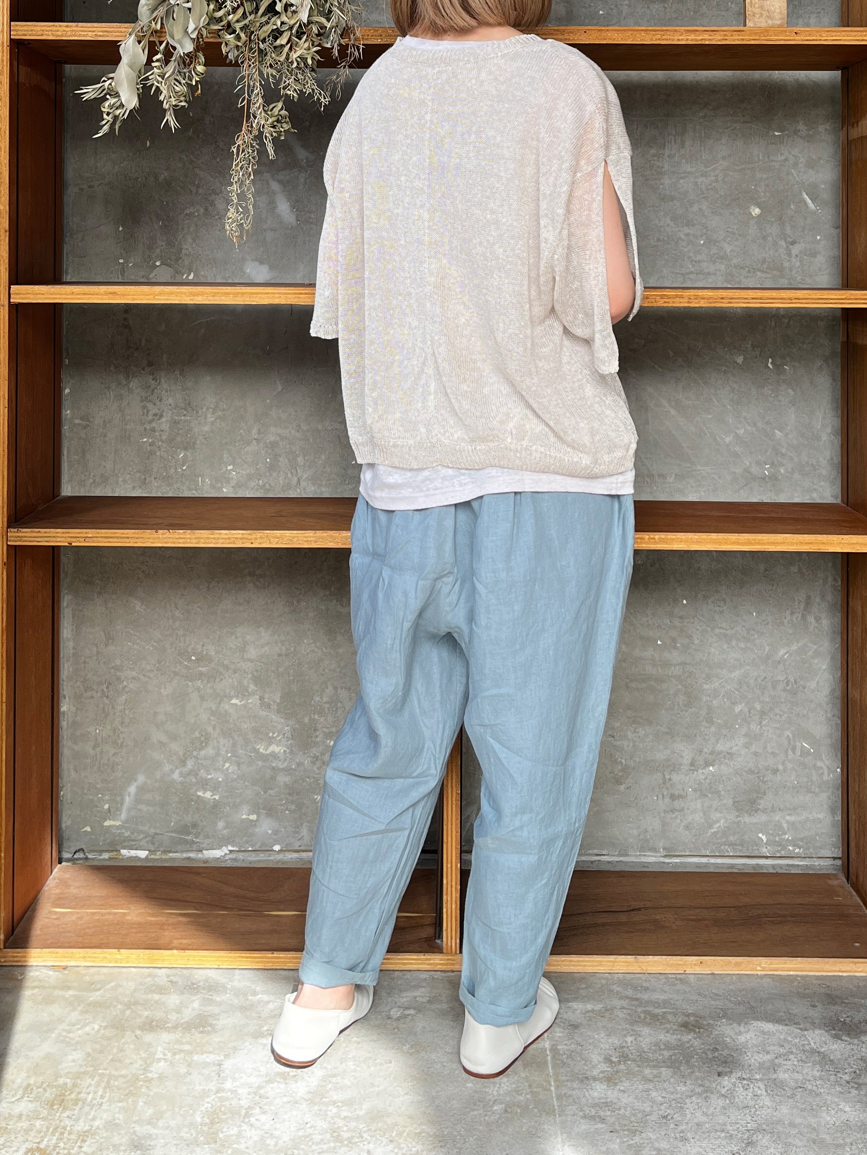 suzuki takayuki / shalwar pants（shadow blue）